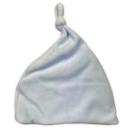 NANAN cappello tinta unita con stampa in velluto Azzurro per Neonato I24053PCA AZZURRO NANAN 