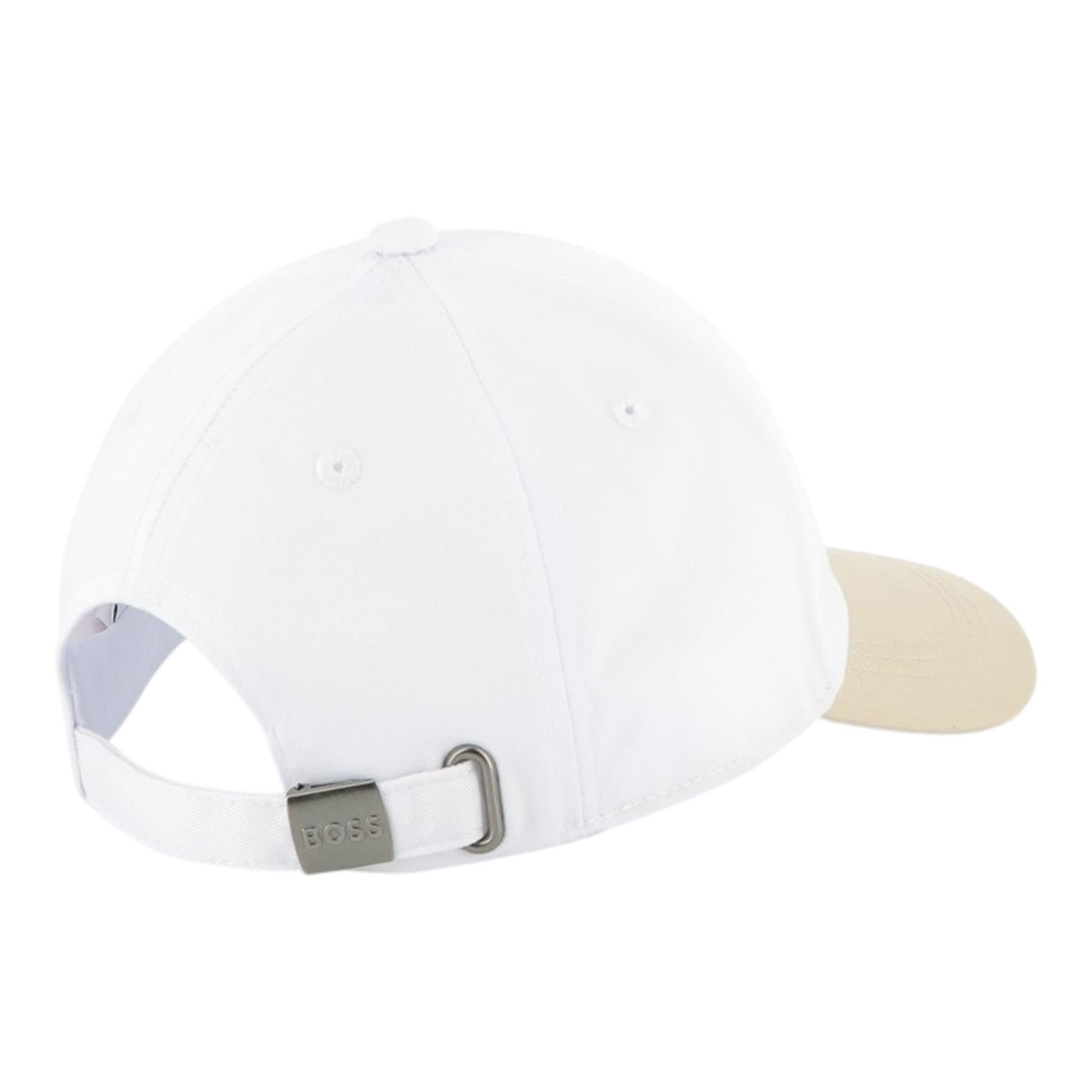 Boss Berretto Bicolore con Logo per Neonato J51691 BIANCO BOSS 