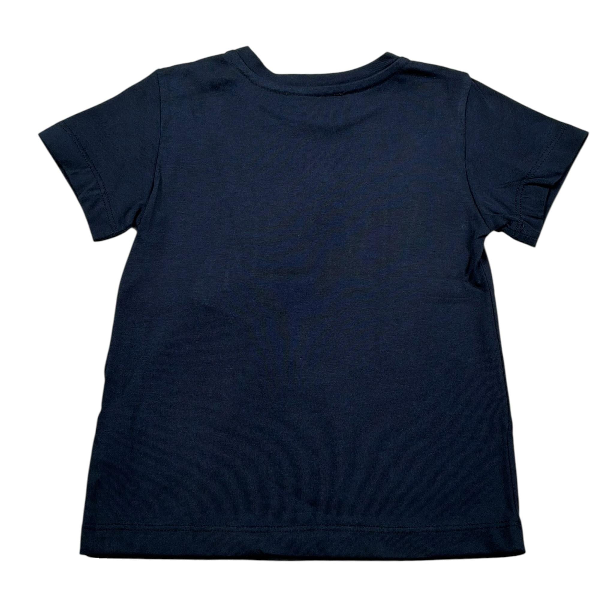 Siviglia T-Shirt Girocollo Tinta Unita con Stampa per Bambino SVNTS17286J BLU SIVIGLIA 