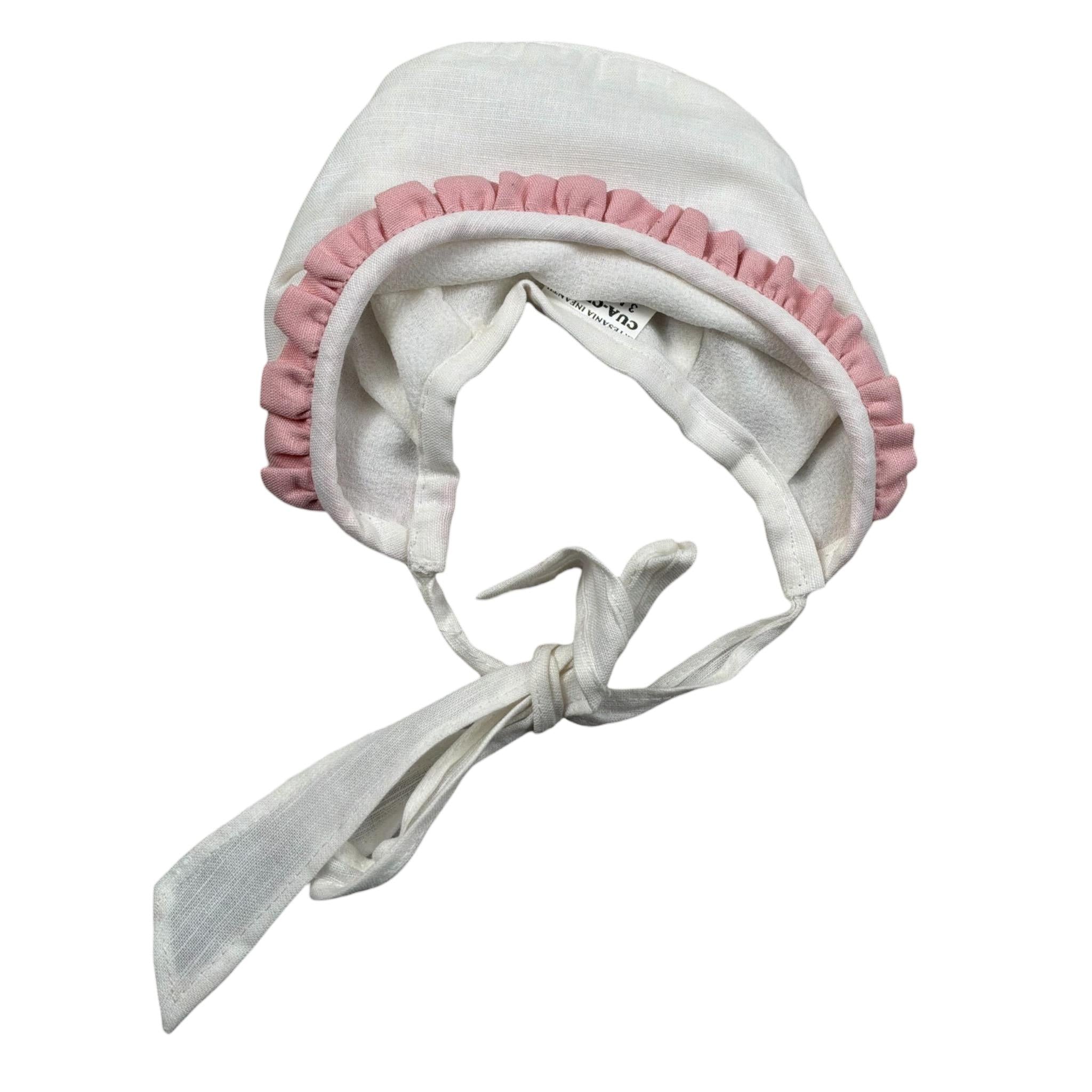 Cua-Cuak Cappello tinta unita Bianco per Neonata 4818 BIANCO CUA-CUAK 