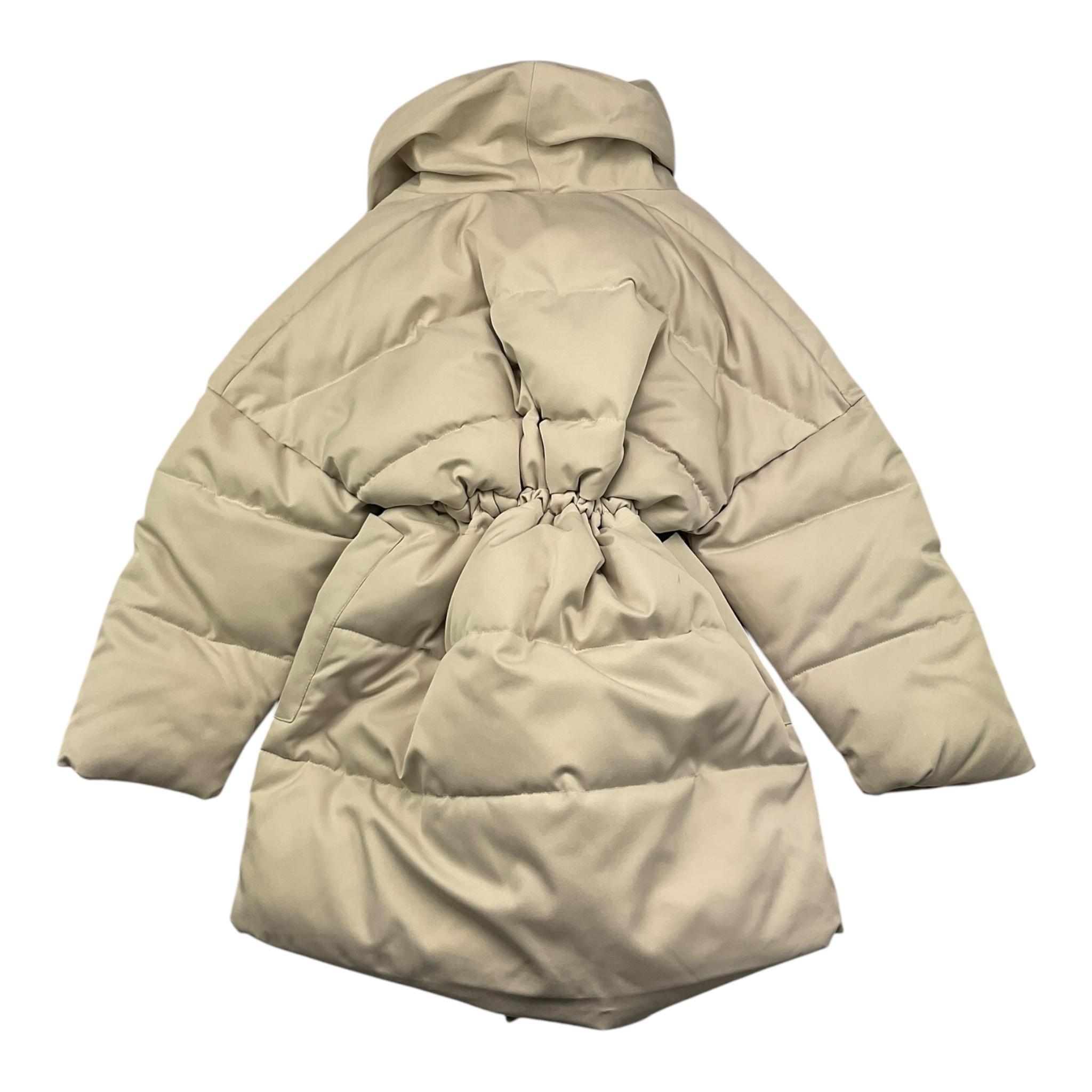TRUSSARDI giubbino tinta unita con elastico in vita Beige per Bambina TGA2501 BEIGE TRUSSARDI 
