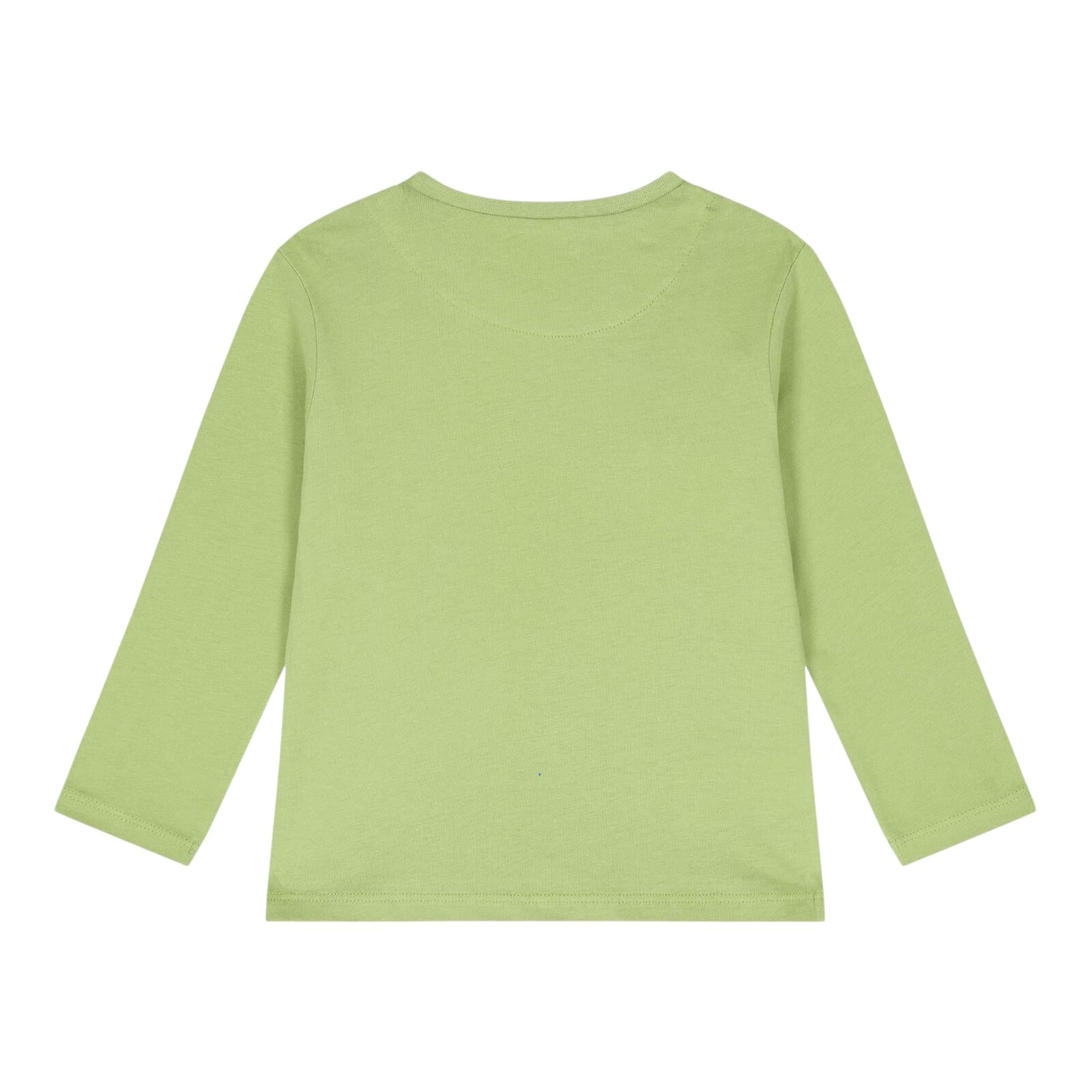 MAYORAL shirt girocollo tinta unita con stampa in contrasto Verde per Neonato 2035 VERDE MAYORAL 