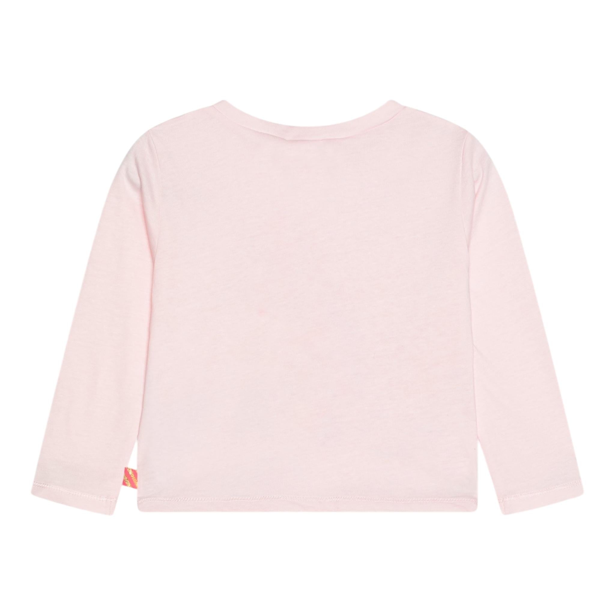 BillIEBLUSH shirt girocollo tinta unita con stampa  Rosa per Neonata U20478 ROSA BillIEBLUSH 
