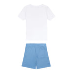 New Balance Completo 2 Pezzi T-Shirt-Bermuda Bicolore per Bambino LAKB0133X BIANCO/AZZURRO NEW BALANCE 
