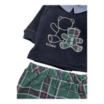 LE BEBE' completo 2 pezzi felpa-pantalone Verde/blu per Neonato LBB540 VERDE/BLU LE BEBE' 
