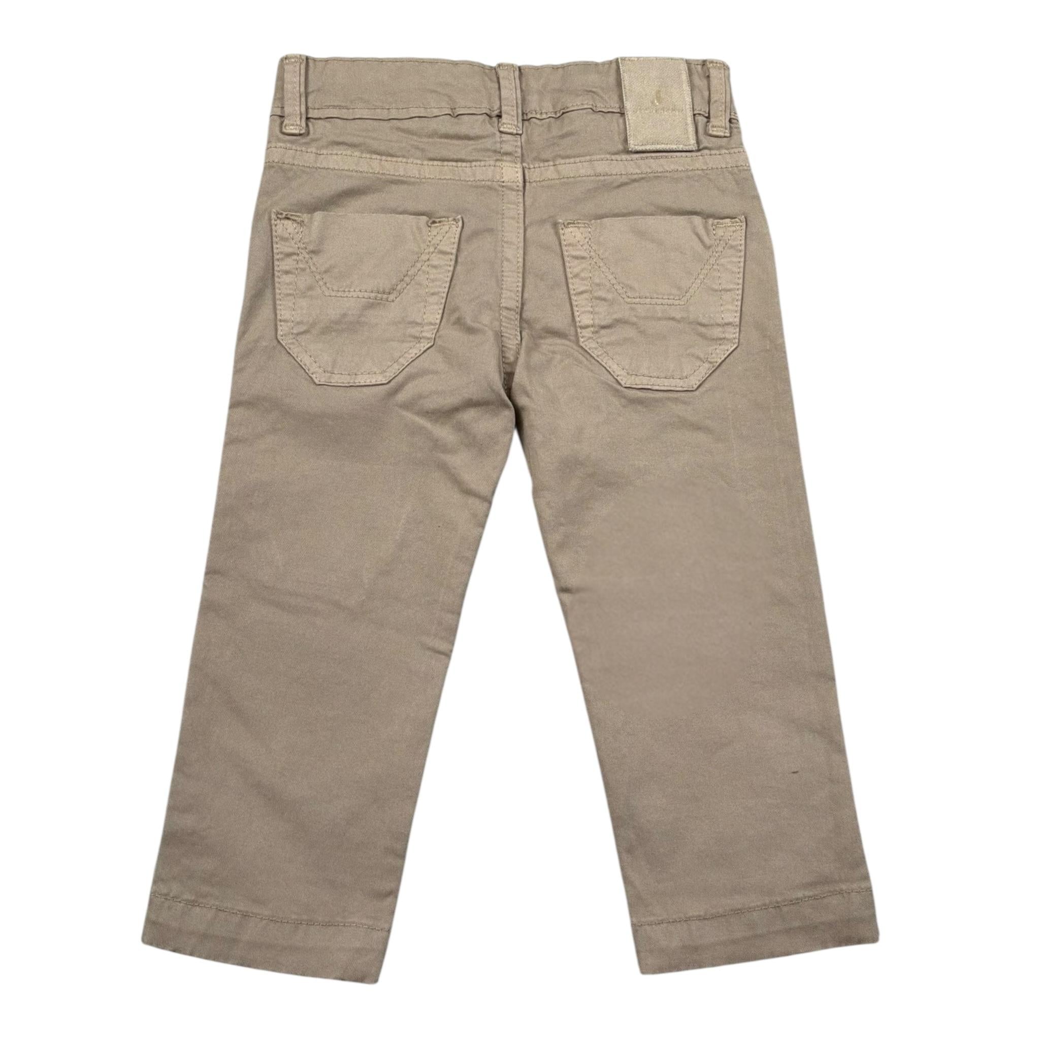 Jeckerson Pantalone Tinta Unita con Girovita Regolabile per Neonato JN4085 BEIGE JECKERSON 