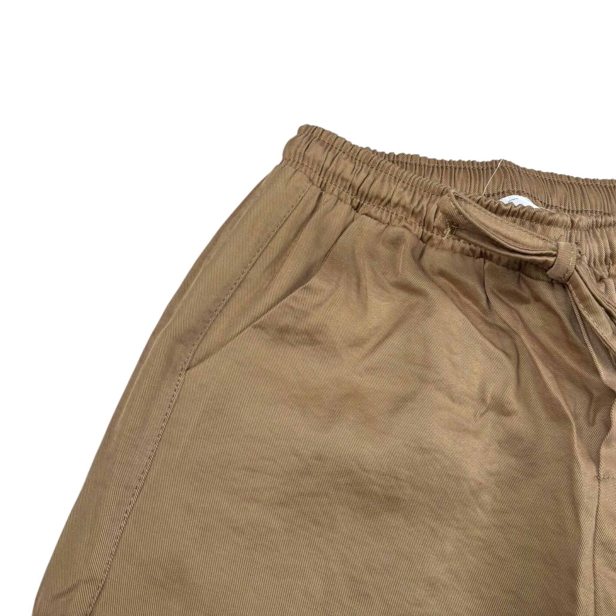 M+E' Pantalone Tinta Unita Modello Cargo per Neonata UE1767X CAMMELLO M+E' 