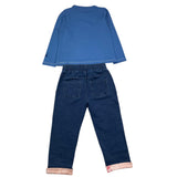 GUESS completo 2 pezzi shirt-pantalone Blu per Neonata A4YG13K6YW4 BLU GUESS 