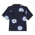 Scotch & Shrunk Camicia Mezza Manica Tinta Unita con Stampa per Bambino 179465 BLU SCOTCH & SHRUNK 