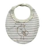 Mayoral Bavetta Tinta Unita Fantasia A Righe per Neonata 9098 PANNA MAYORAL 