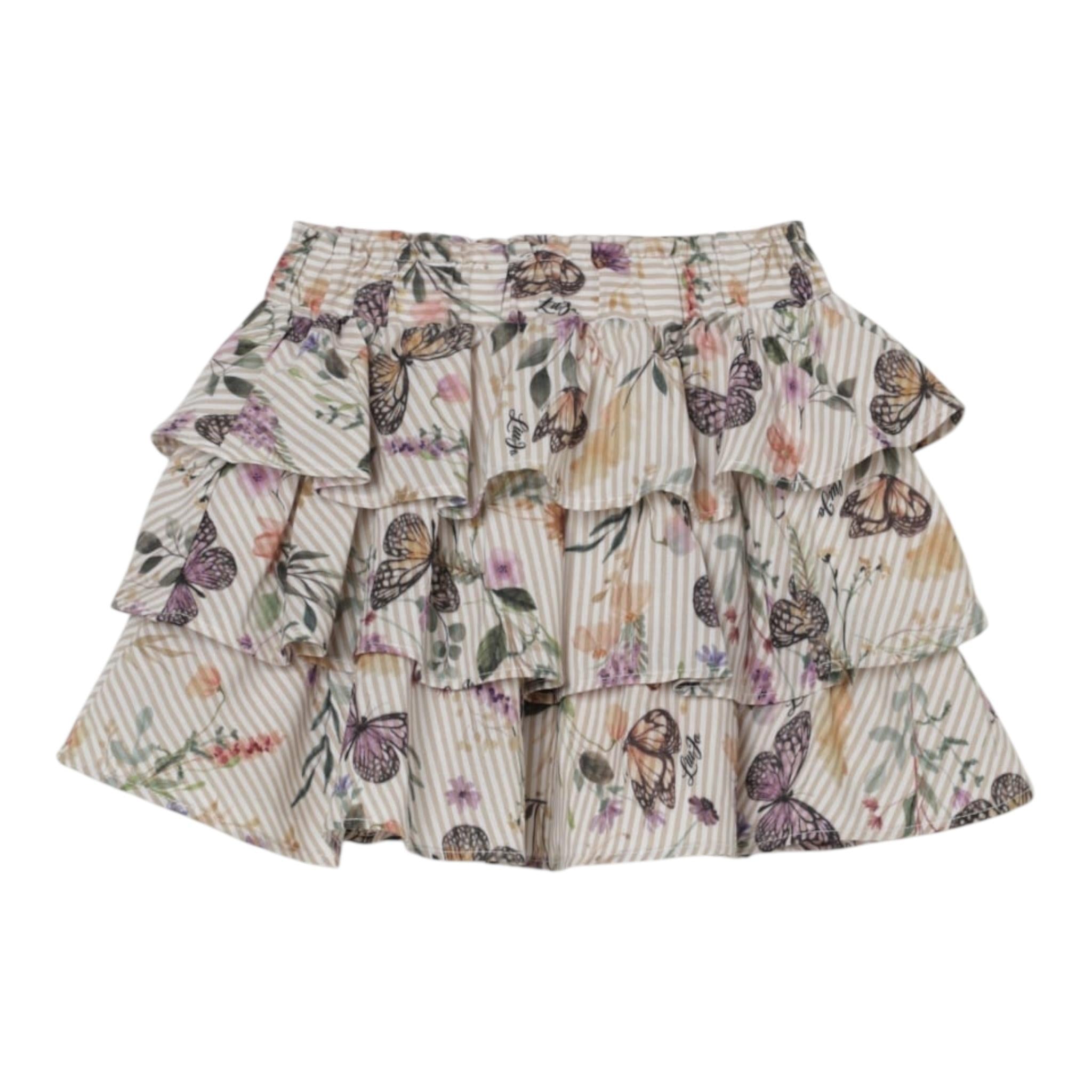 Liu Jo Gonna Fantasia A Righe  per Neonata KA5139N BEIGE LIU JO 