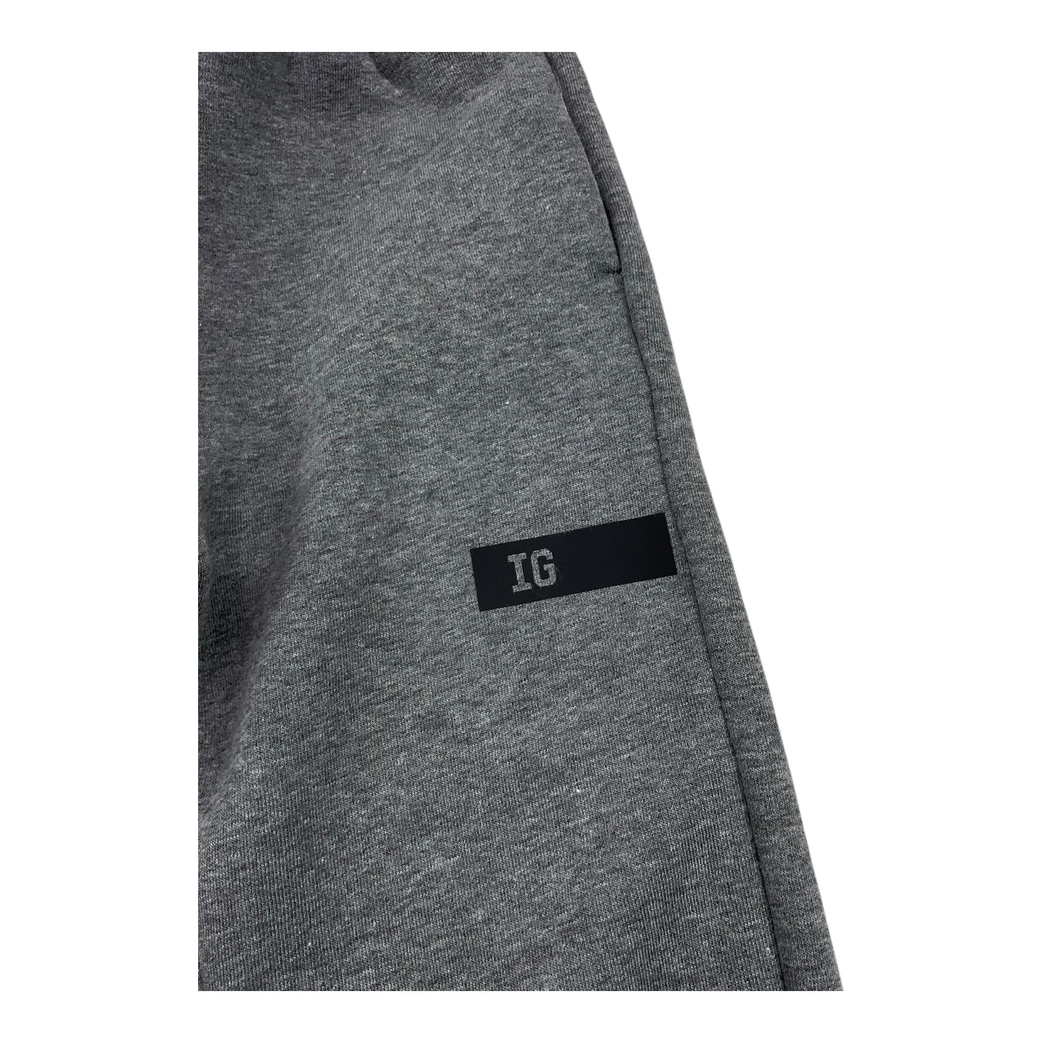 IL GUFO pantalone tuta tinta unita con logo Grigio per Bambino A24PL3980136 GRIGIO IL GUFO 