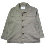 Paolo Pecora Camicia Manica Lunga Tinta Unita per Bambino PP4186 VERDE PAOLO PECORA 