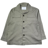 Paolo Pecora Camicia Manica Lunga Tinta Unita per Bambino PP4186 VERDE PAOLO PECORA 