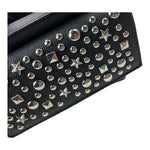 JOHN RICHMOND borsa tinta unita con borchie Nero per Bambina RGA25028BO NERO JOHN RICHMOND 