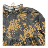 ZHOE & TOBIAH abito tinta unita con stampa fiori Nero per Bambina VFL2 NERO ZHOE & TOBIAH 