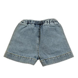 Play Up Bermuda In Denim tinta unita con Elastico In Vita Azzurro per Neonato PA011AI11706 AZZURRO PLAY UP 
