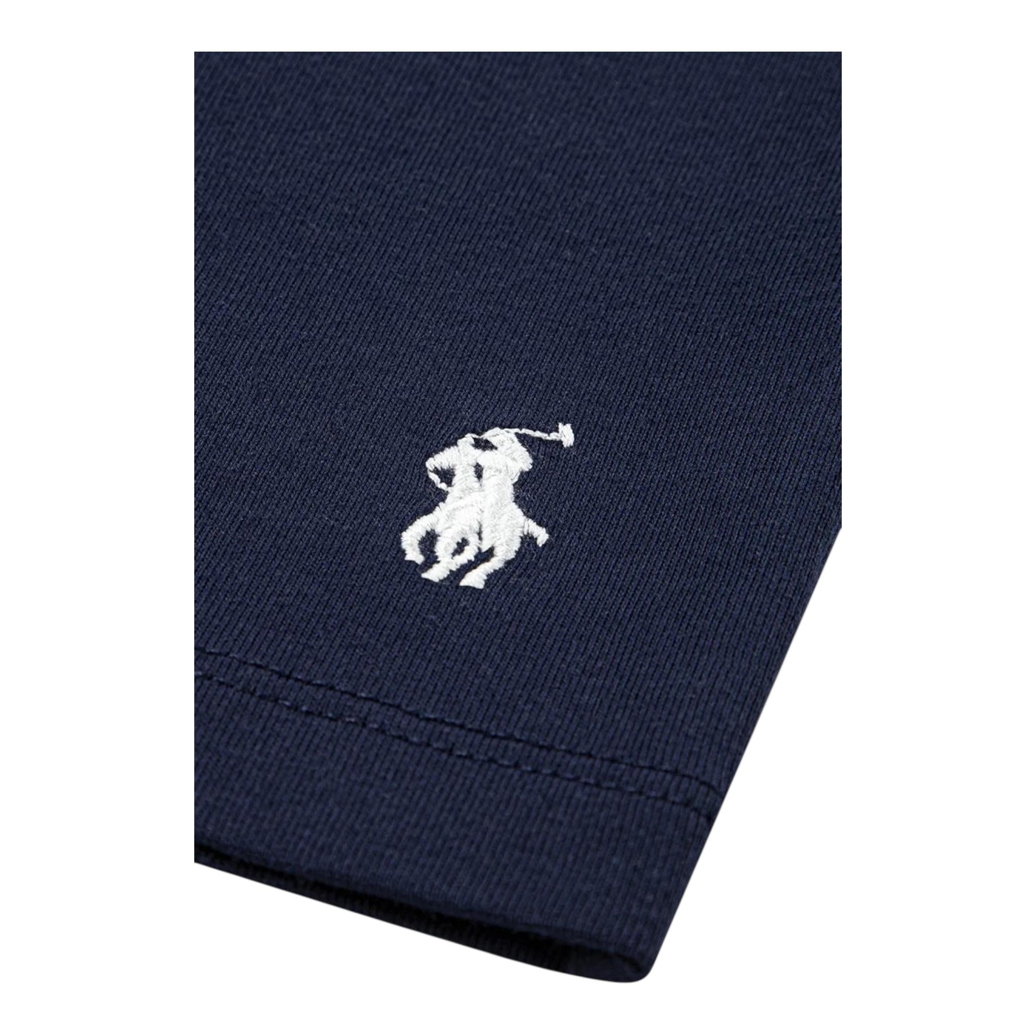 Ralph Lauren Completo 2 Pezzi T-Shirt-Shorts per Bambina 4P0281 BLU RALPH LAUREN 