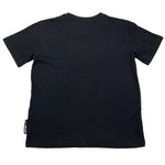 JOHN RICHMOND t-shirt girocollo tinta unita con stampa in contrast Nero per Bambino RBA25008TS NERO JOHN RICHMOND 