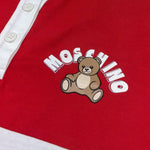 Moschino Abito Modello Polo Bicolore  per Bambina HDV0HM BIANCO/ROSSO MOSCHINO 
