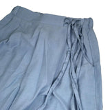 Meilisa Bai Pantalone Tinta Unita con Elastico In Vita per Bambina FL6368 AZZURRO MEILISA BAI 