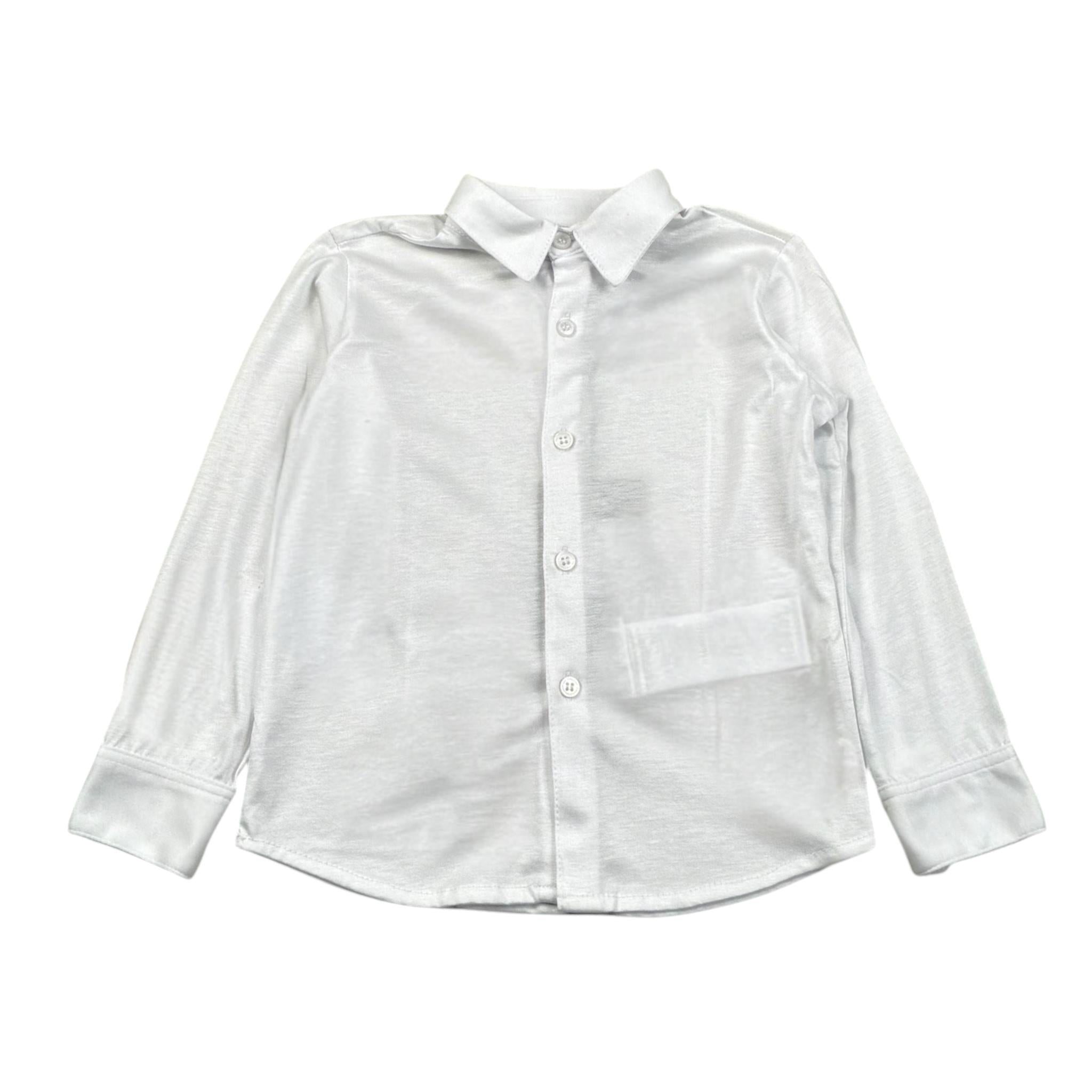 Paolo Pecora Camicia Tinta Unita con Bottoni per Neonato PP3907 BIANCO PAOLO PECORA 