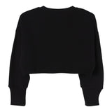 PATRIZIA PEPE felpa chiusa girocollo tinta unita cn logo Nero per Bambina 7M0871X NERO PATRIZIA PEPE 