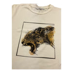 M+E' T-Shirt Girocollo Tinta Unita con Stampa per Neonato UEM0517N PANNA M+E' 