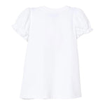 Moschino Abito Mezza Manica Tinta Unita con Stampa per Bambina MDV0CNXJ BIANCO MOSCHINO 