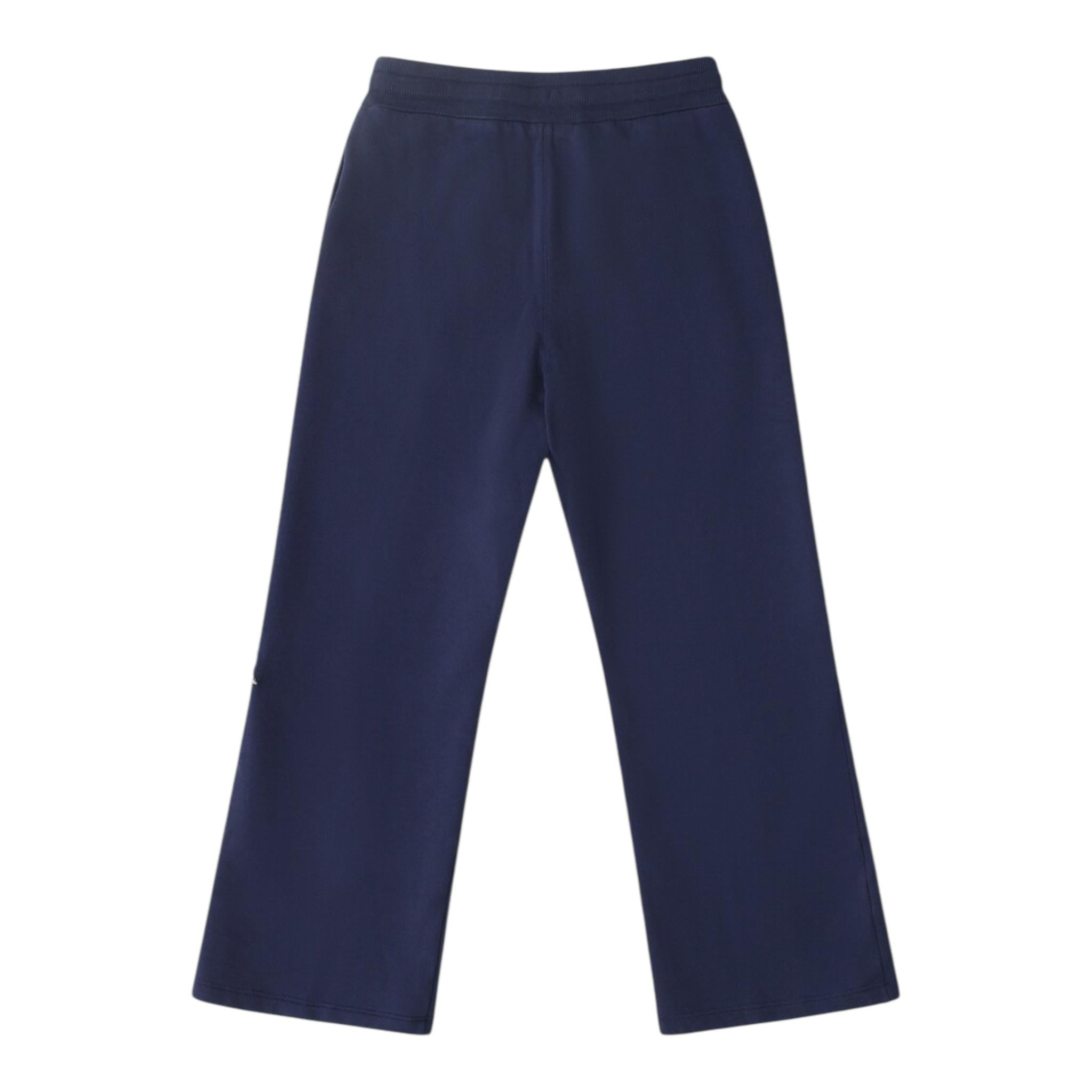 DOLCE & GABBANA pantalone modello tuta tinta unita con ricami Blu per Bambina L5JPB2 BLU DOLCE & GABBANA 