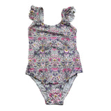 Saint Barth Costume Intero Stampa Fantasia per Bambina TILDA BIANCO SAINT BARTH 