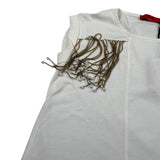 Jijil T-Shirt Girocollo tinta unita con Applicazioni Bianco per Bambina JJE23TS038 BIANCO JIJIL 