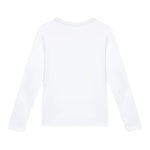 EMPORIO ARMANI shirt girocollo tinta unita con stampa Bianco per Bambino 6RBT54 BIANCO EMPORIO ARMANI 