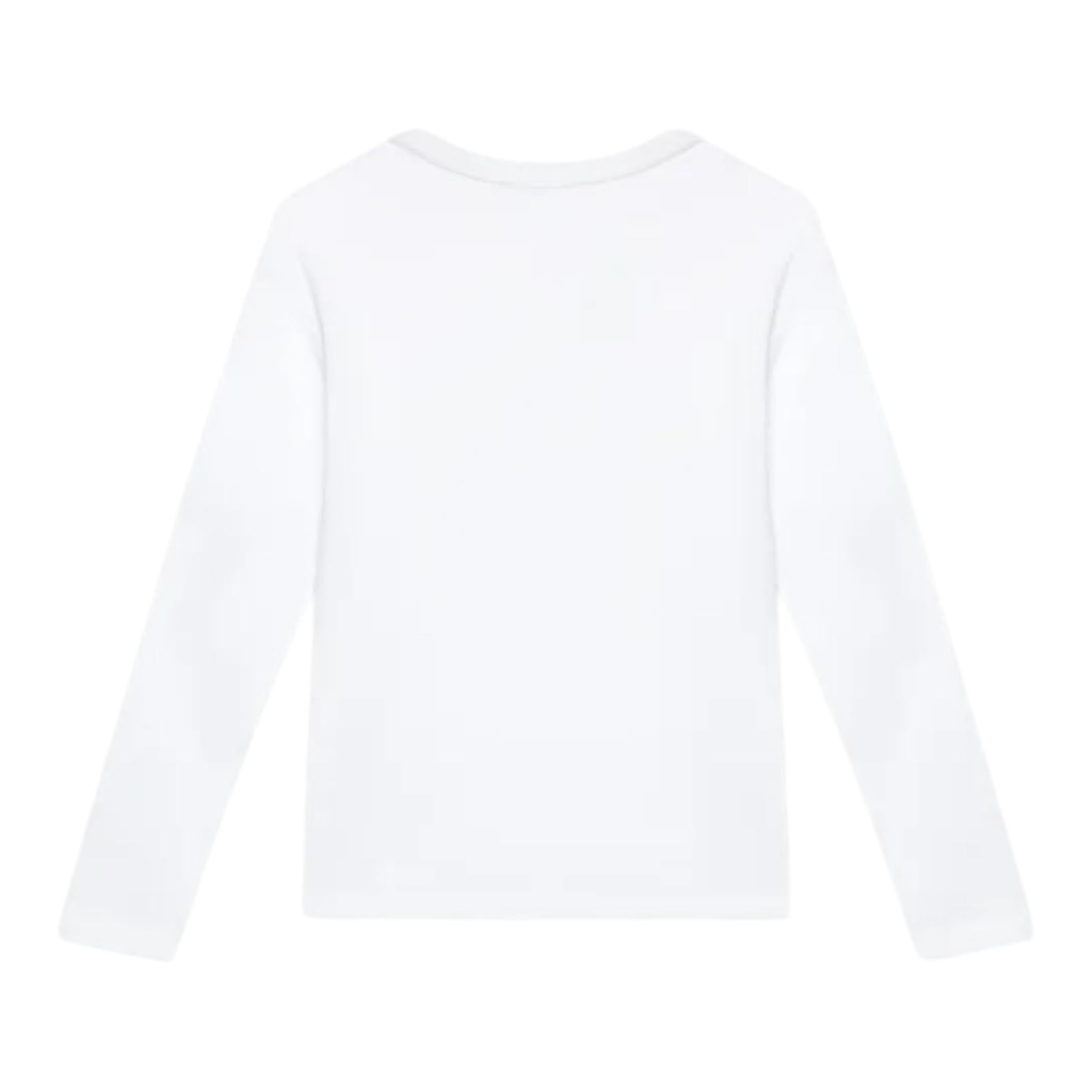 EMPORIO ARMANI shirt girocollo tinta unita con stampa Bianco per Bambino 6RBT54 BIANCO EMPORIO ARMANI 