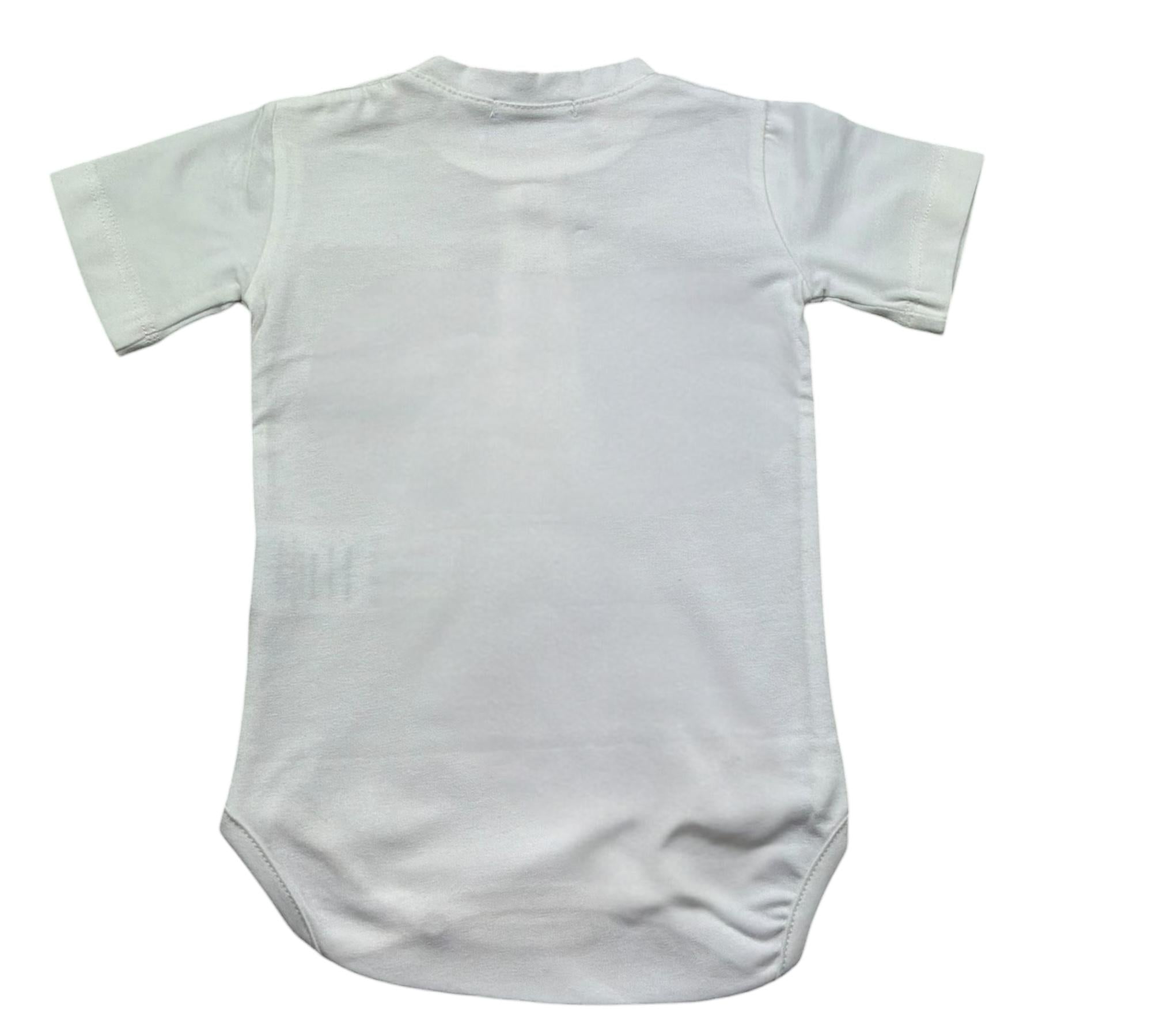 Manuel & Frank Body Mezza Manica Tinta Unita per Neonato MF7142I PANNA MANUEL & FRANK 