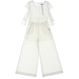 Liu Jo Palazzo Ärmelloser Einteiler Jumpsuit Einfarbig Weiß Für Mädchen
