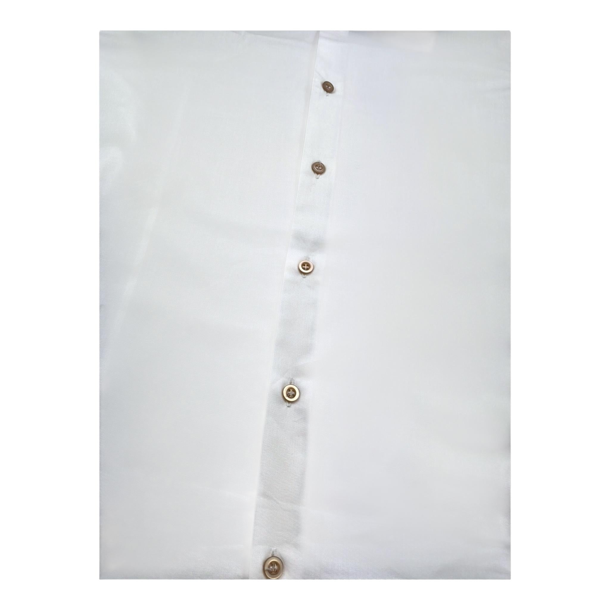 Emanuel Pris Camicia Manica Lunga Tinta Unita per Bambino ECM4158R PANNA EMANUEL PRIS 