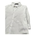 Daniele Alessandrini Camicia Manica Lunga Tinta Unita con Logo per Neonato 1295C00267 BIANCO DANIELE ALESSANDRINI 