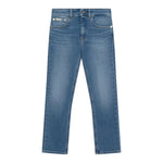 Calvin Klein Jeans Tinta Unita con Girovita Regolabile per Bambino IB0IB02306 AZZURRO CALVIN KLEIN 