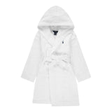 RALPH LAUREN accappatoio tinta unita con cappuccio Bianco per Neonato 7P0188N BIANCO RALPH LAUREN 