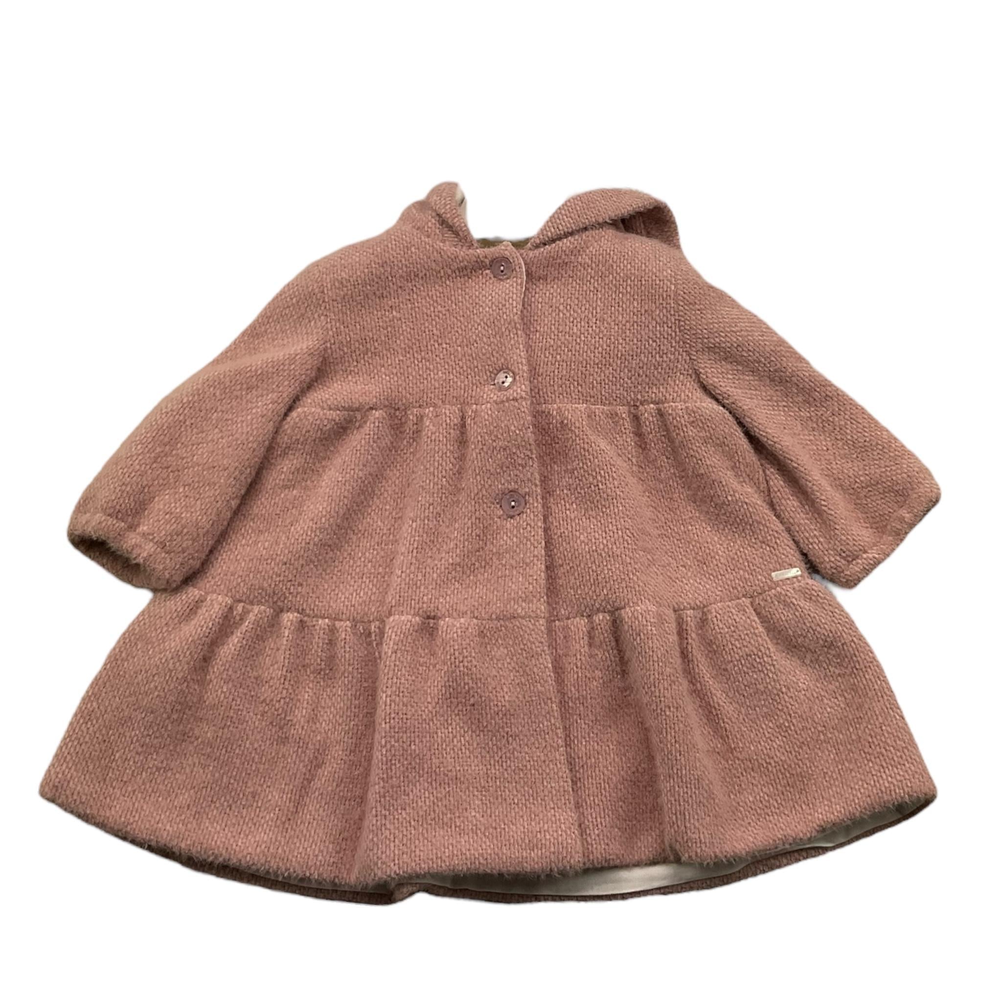 LALALU' cappotto tinta unita cn cappuccio Rosa per Neonata GIL9N ROSA LALALU' 
