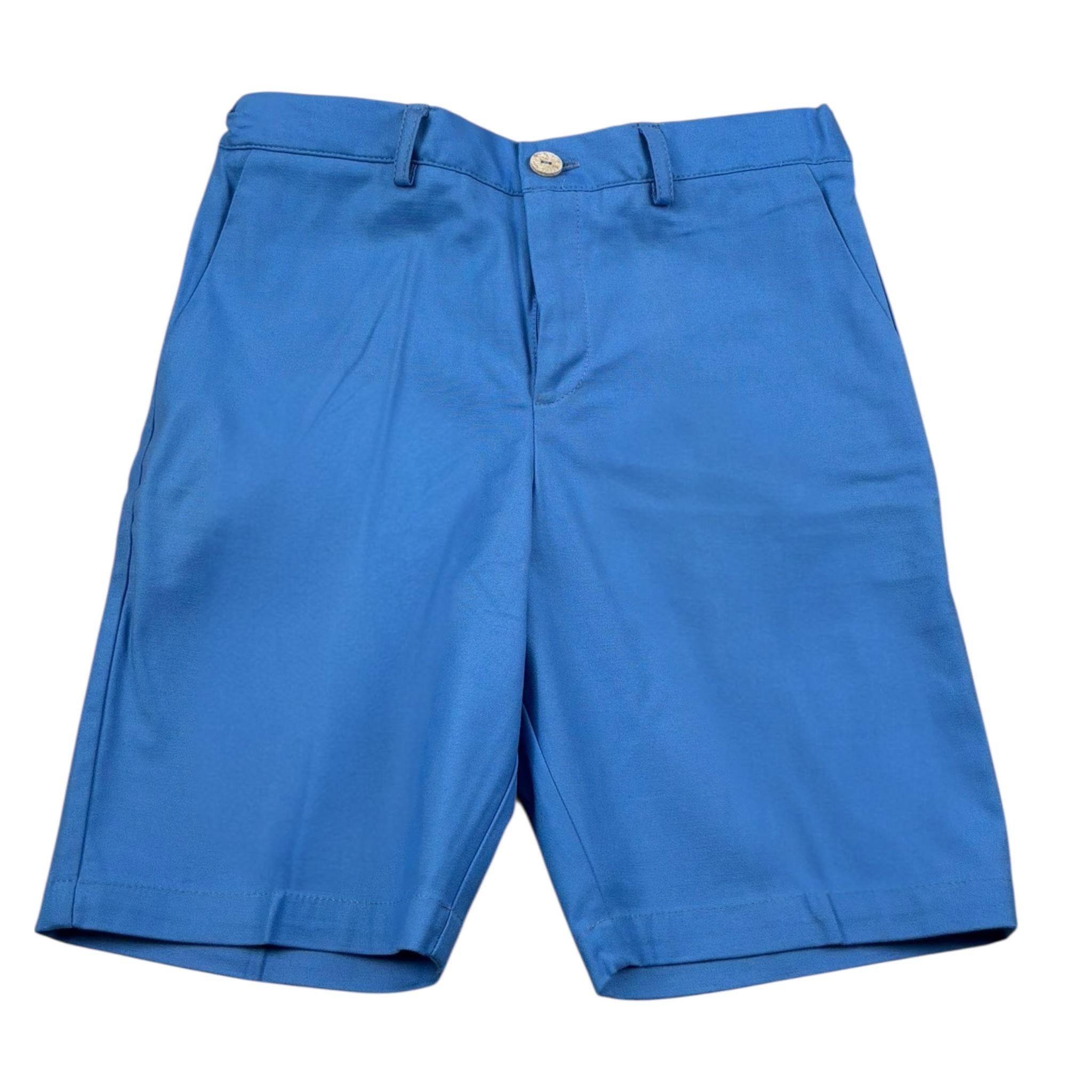 Paz Rodriguez Bermuda Tinta Unita con Girovita Regolabile per Bambino 00745260 AZZURRO PAZ RODRIGUEZ 