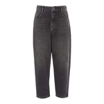 EMPORIO ARMANI jeans tinta unita con logo Nero per Bambino 6D4J79 NERO EMPORIO ARMANI 