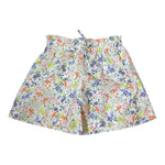 Max&Co. Short Tinta Unita con Fantasia Fiori per Bambina MX0127 BIANCO MAX&Co. 