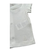 Le Bebe T-Shirt Tinta Unita con Colletto per Neonata LBG5835 BIANCO LE BEBE 