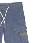 Trussardi Bermuda In Deim tinta unita Blu per Bambino TBP25160BEX BLU TRUSSARDI 