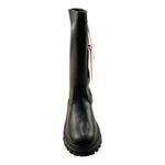 DIESEL stivale alto tinta unita con logo Nero per Bambina BC0573 NERO DIESEL 