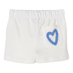 Stella Mccartney Short Tinta Unita con Stampa per Bambina TW6D99J BIANCO STELLA McCARTNEY 