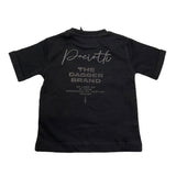 Cesare Paciotti T-Shirt Girocollo Tinta Unita con Stampa per Bambino TSP5113B NERO CESARE PACIOTTI 