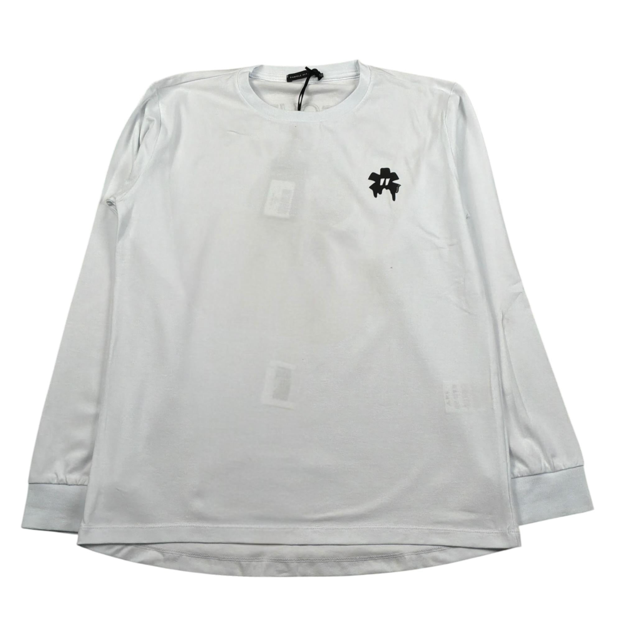 Daniele Alessandrini Shirt Girocollo tinta unita con Stampa Bianco per Bambino 1231M1369 BIANCO DANIELE ALESSANDRINI 